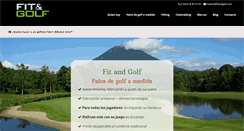 Desktop Screenshot of fitandgolf.com